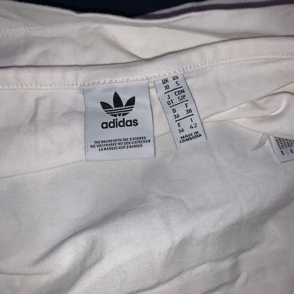 Adidas open back crop top shirt - Picture 4 of 4